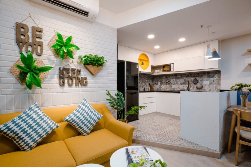 Mẫu thi công nội thất chung cư 62m2